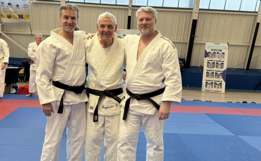 KAGAMI BIRAKI 2026- BERRE L'ETANG 04.01.2026- REMISE DU DIPLOME DE 3EME DAN A LAURENT DELVA